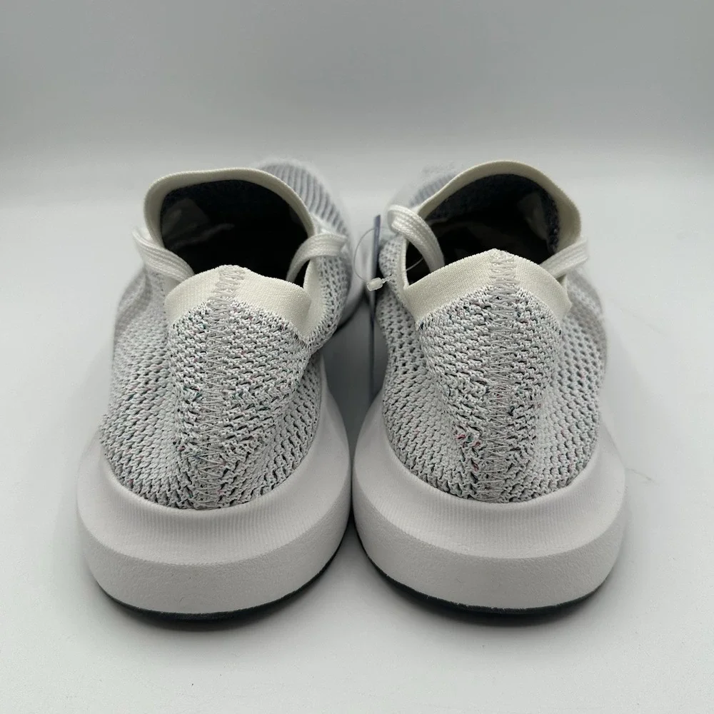 Adidas Swift Run PK Shoes Mens 10 White/Grey One/Core Black Knit Sneakers CG4126